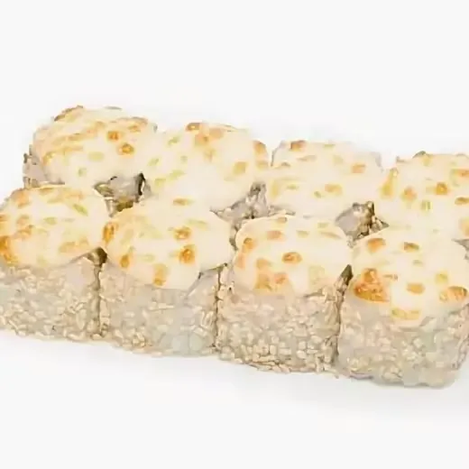 Запечённый с лососем и крабом