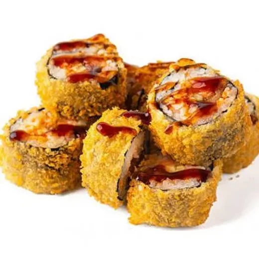 Жаренный с угрём и курицей