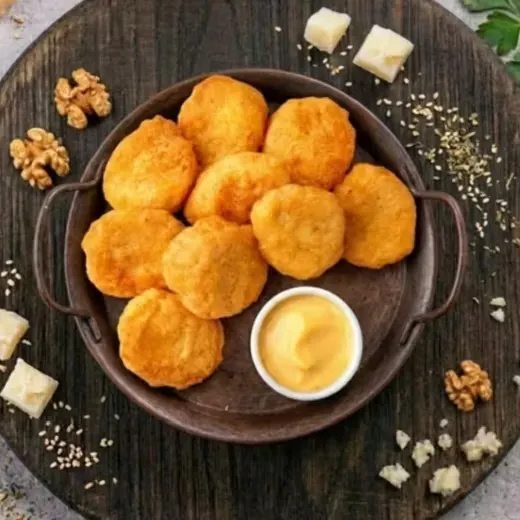 Наггетсы с сырным соусом